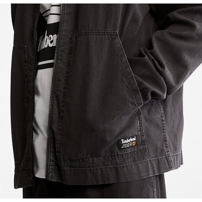 Mens Progressive Utility Light Denim Jacket for Men in Black - Timberland