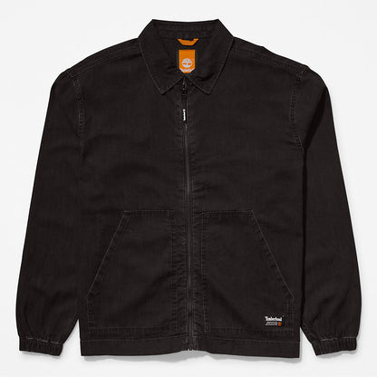 Mens Progressive Utility Light Denim Jacket for Men in Black - Timberland