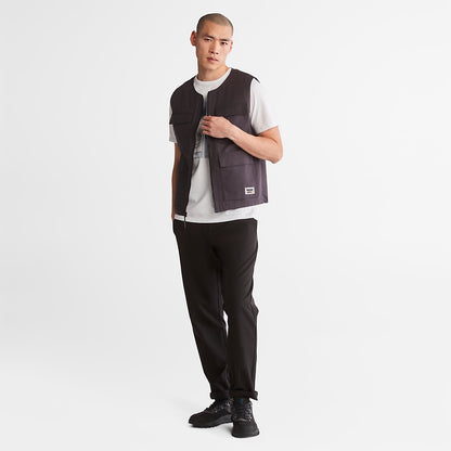 Mens Progressive Utility Multi-Pocket Gilet for Men in Black - Timberland