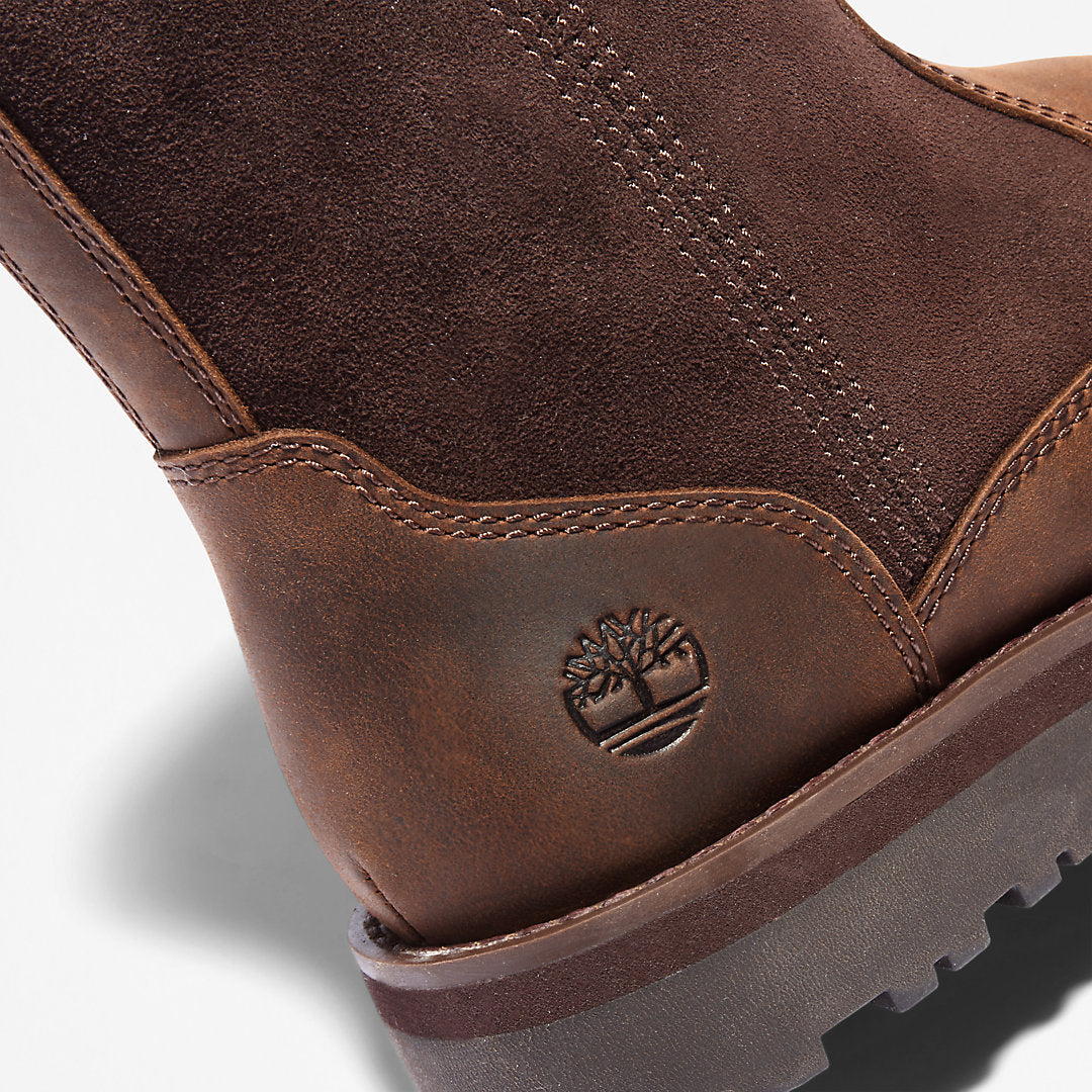 Kids Courma Kid Lined Boot for Junior in Dark Brown - Timberland