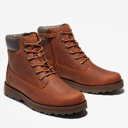 Kids Courma Kid 6 Inch Side-zip Boot for Junior in Brown - Timberland
