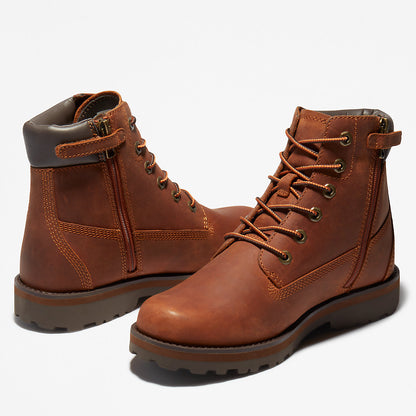 Kids Courma Kid 6 Inch Side-zip Boot for Junior in Brown - Timberland