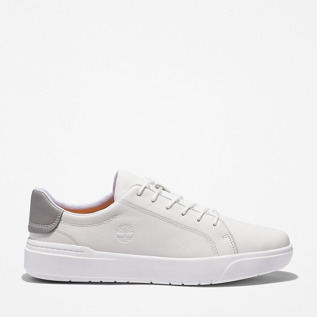 Mens Seneca Bay Leather Trainer for Men in White - Timberland