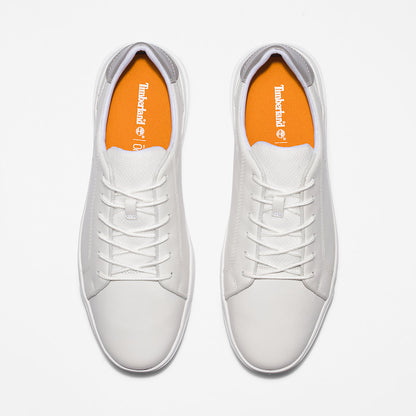 Mens Seneca Bay Leather Trainer for Men in White - Timberland