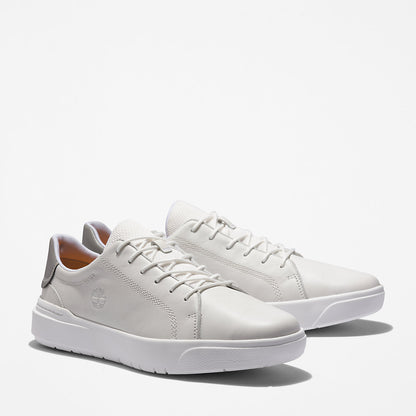 Mens Seneca Bay Leather Trainer for Men in White - Timberland