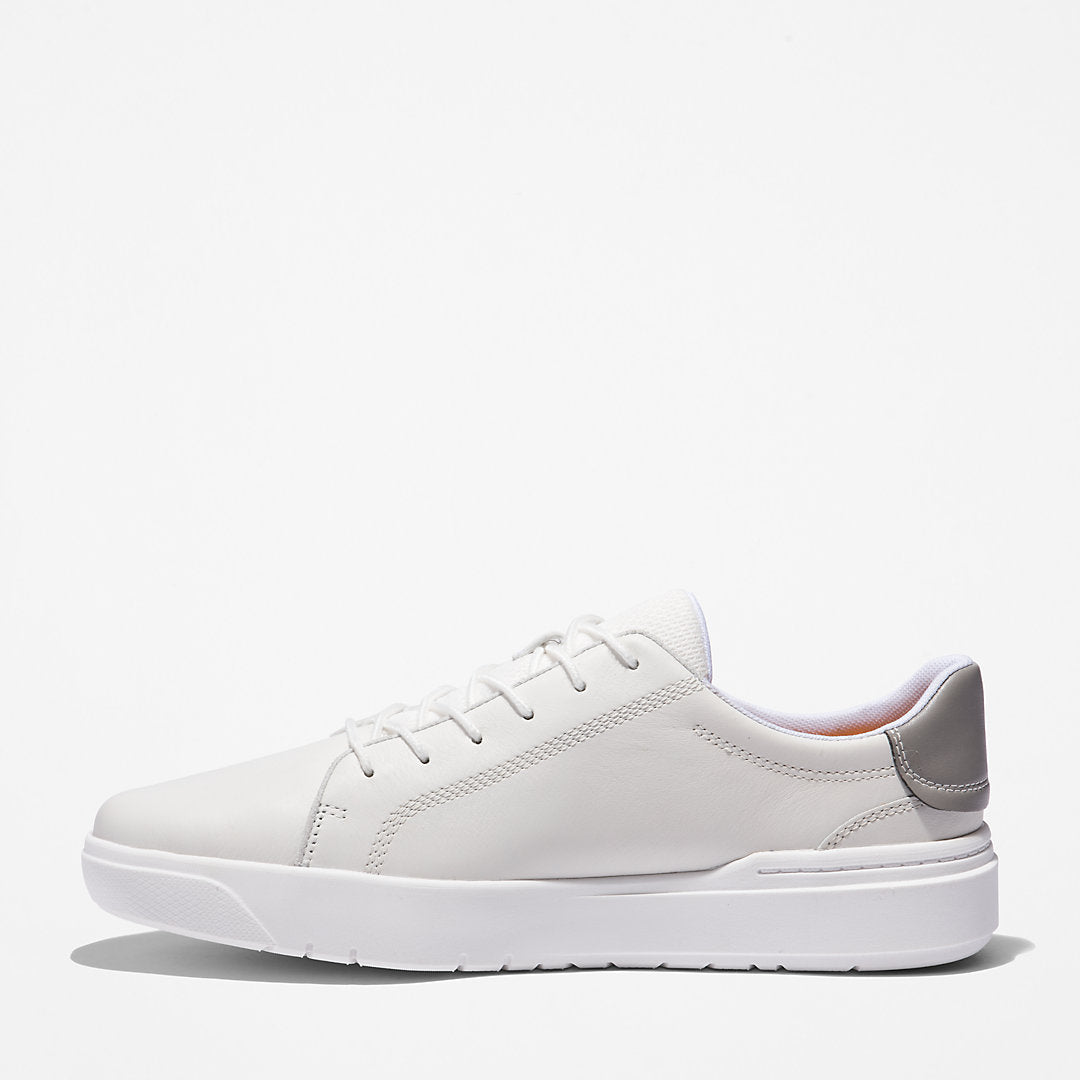 Mens Seneca Bay Leather Trainer for Men in White - Timberland