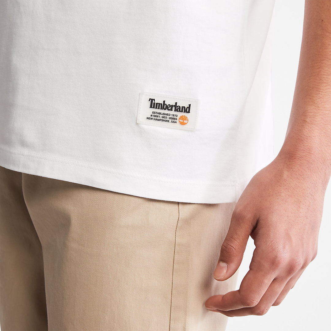 Mens Progressive Utility Graphic T-Shirt for Men in White - Timberland