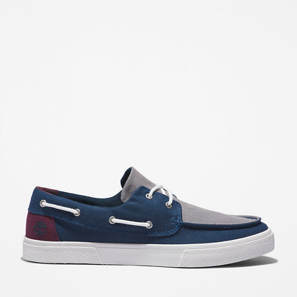 Mens Union Wharf 2.0 EK+ Boat Shoe for Men in Blue - Timberland