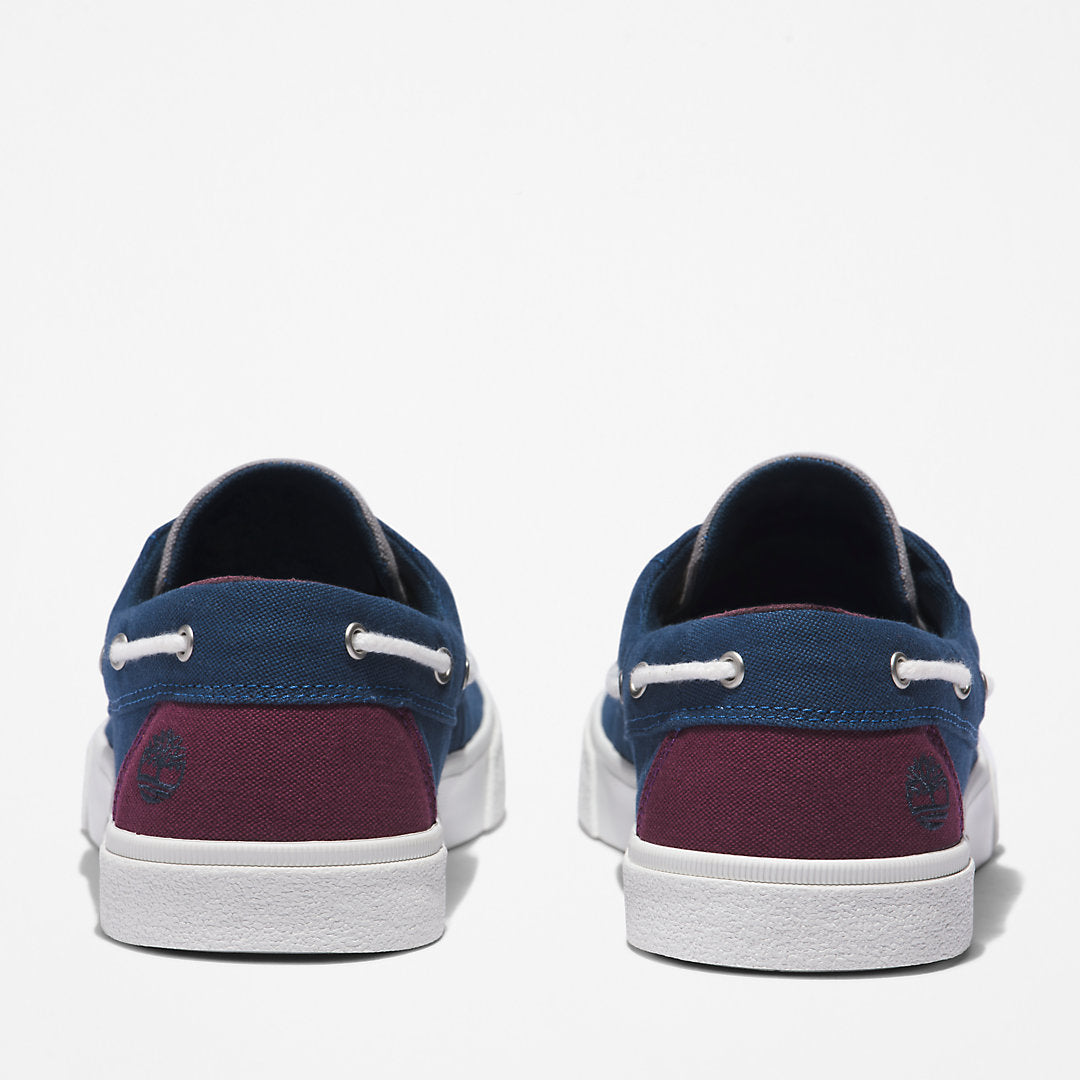 Mens Union Wharf 2.0 EK+ Boat Shoe for Men in Blue - Timberland