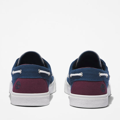 Mens Union Wharf 2.0 EK+ Boat Shoe for Men in Blue - Timberland