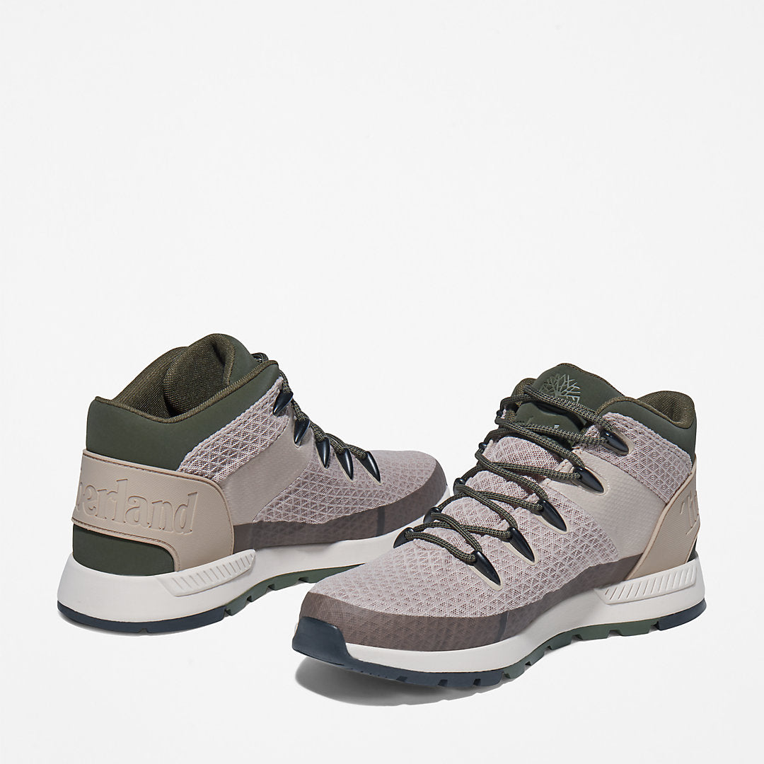 Mens Sprint Trekker Mid Hiker for Men in Beige - Timberland