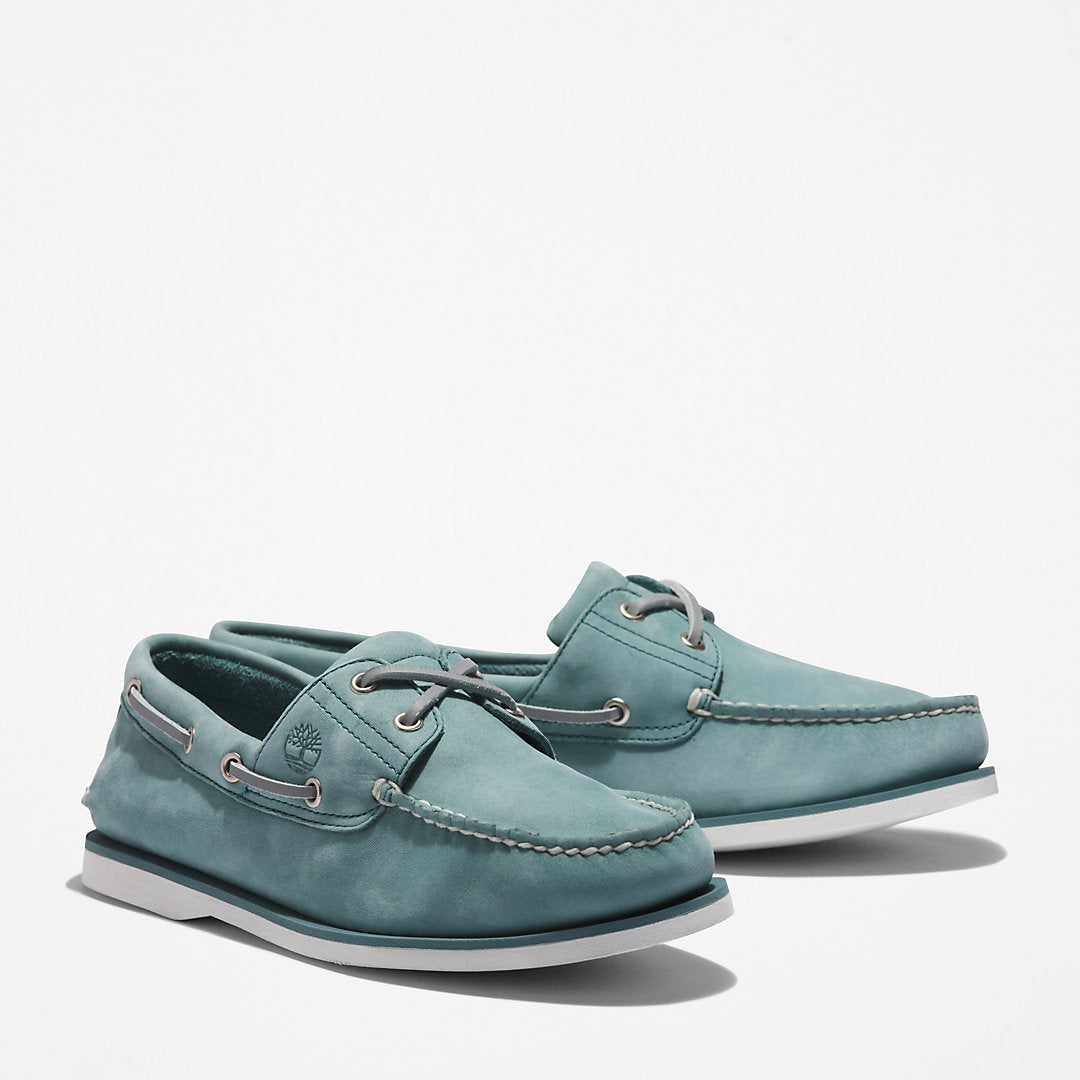 Mens Timberland® 2-Eye Classic Boat Shoe for Men in Light Blue - Timberland