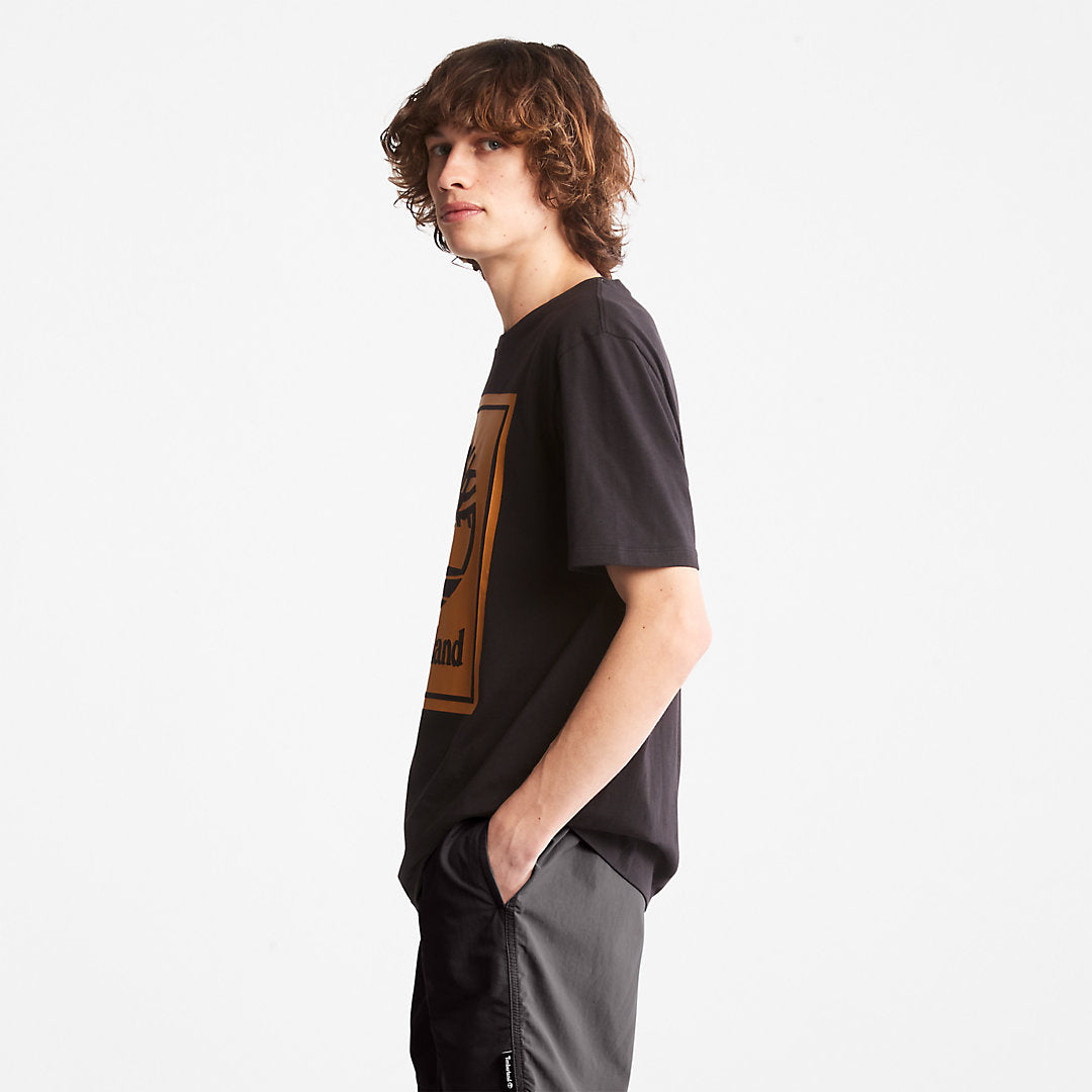 Mens Tree Logo T-Shirt for All Gender in Black - Timberland