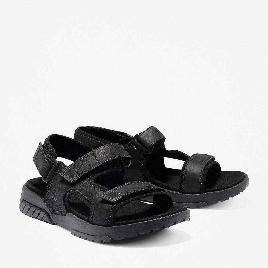 Mens Anchor Watch Backstrap Sandal for Men in Black - Timberland