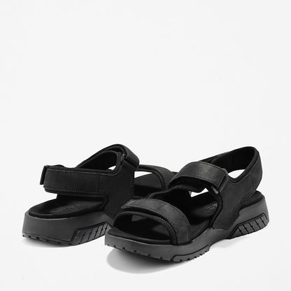 Mens Anchor Watch Backstrap Sandal for Men in Black - Timberland