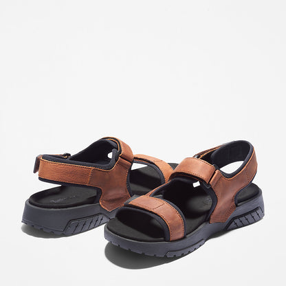 Mens Anchor Watch Backstrap Sandal for Men in Brown - Timberland