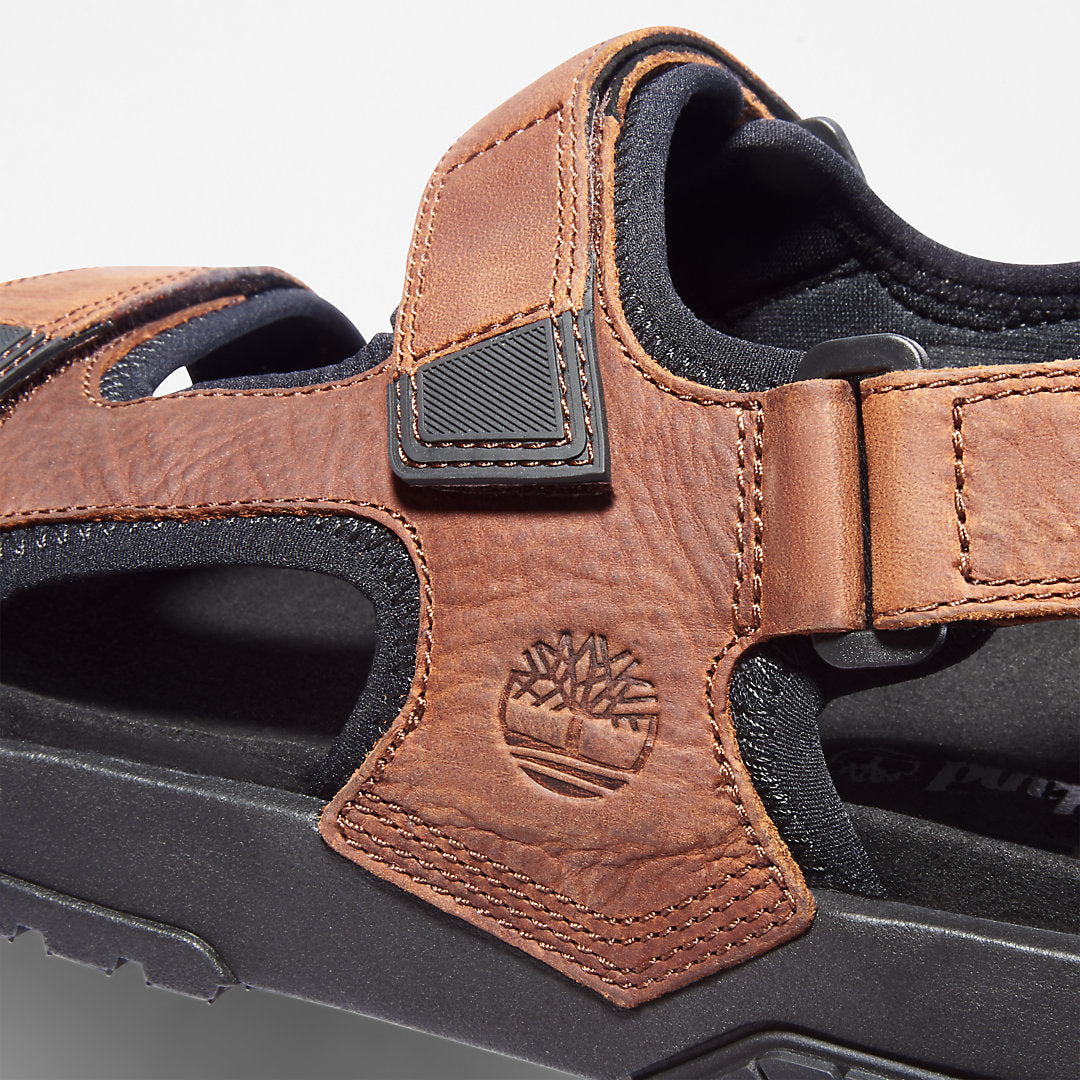 Mens Anchor Watch Backstrap Sandal for Men in Brown - Timberland