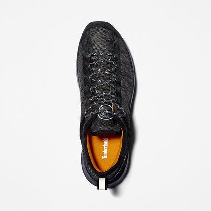 Mens Solar Wave Mesh Sneaker for Men in Monochrome Black - Timberland