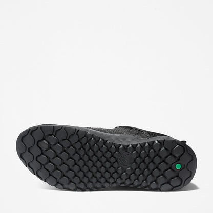 Mens Solar Wave Mesh Sneaker for Men in Monochrome Black - Timberland
