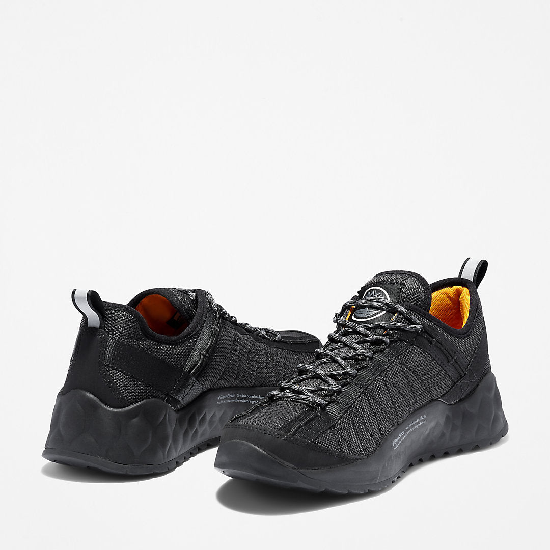 Mens Solar Wave Mesh Sneaker for Men in Monochrome Black - Timberland