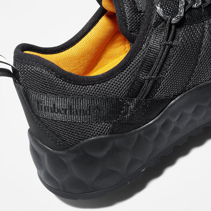 Mens Solar Wave Mesh Sneaker for Men in Monochrome Black - Timberland