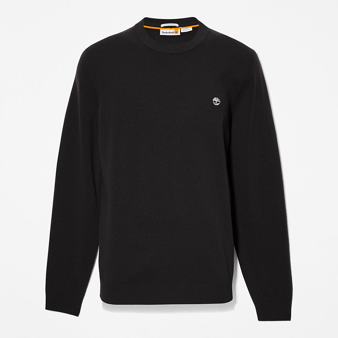 Mens Cohas Brook Crewneck Sweater for Men in Black - Timberland
