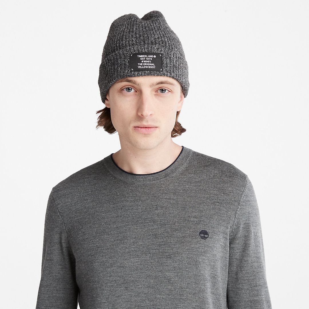Mens Nissitissit River Merino Wool Sweater for Men in Grey - Timberland