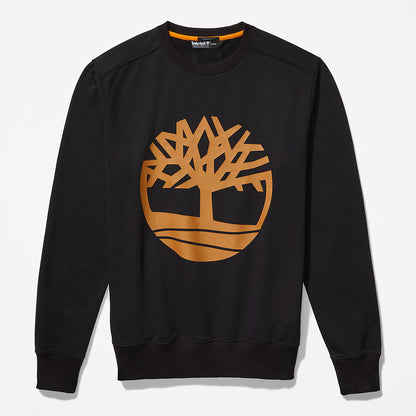 Mens Timberland® Tree-Logo Sweatshirt for Men in Black - Timberland