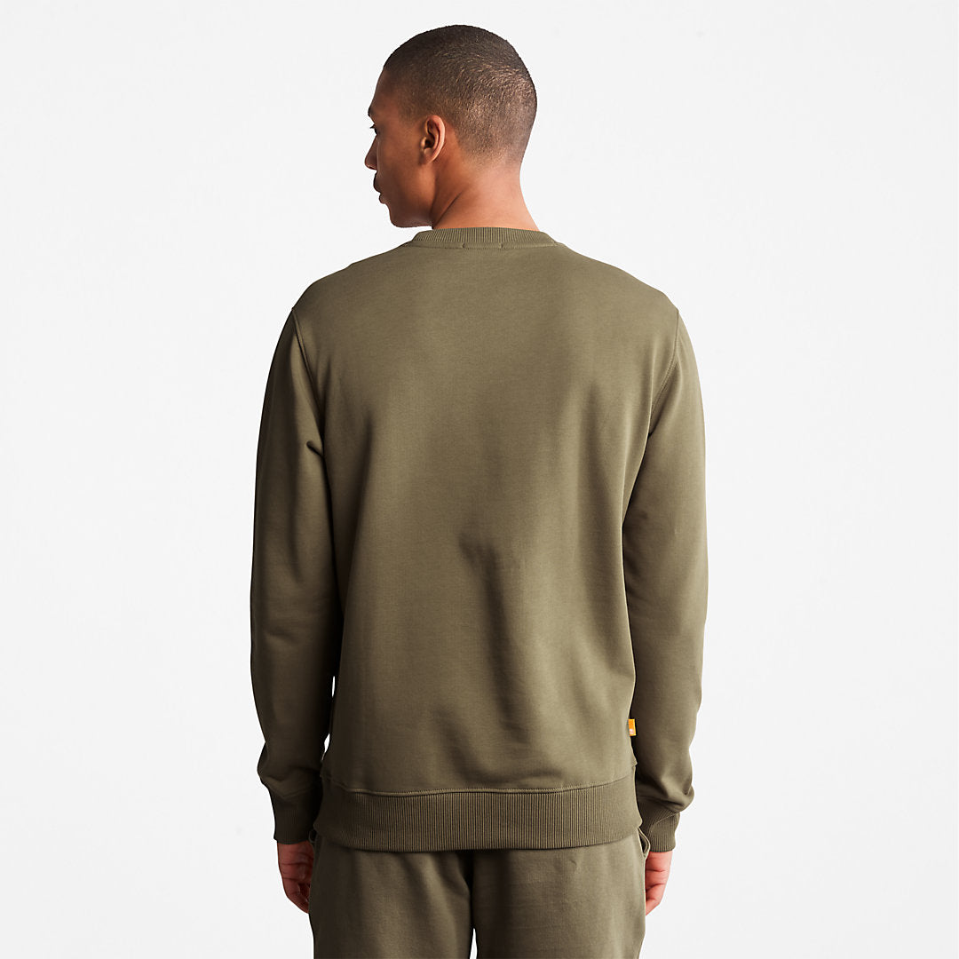 Mens Timberland® Tree-Logo Sweatshirt for Men in Dark Green - Timberland