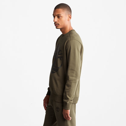 Mens Timberland® Tree-Logo Sweatshirt for Men in Dark Green - Timberland