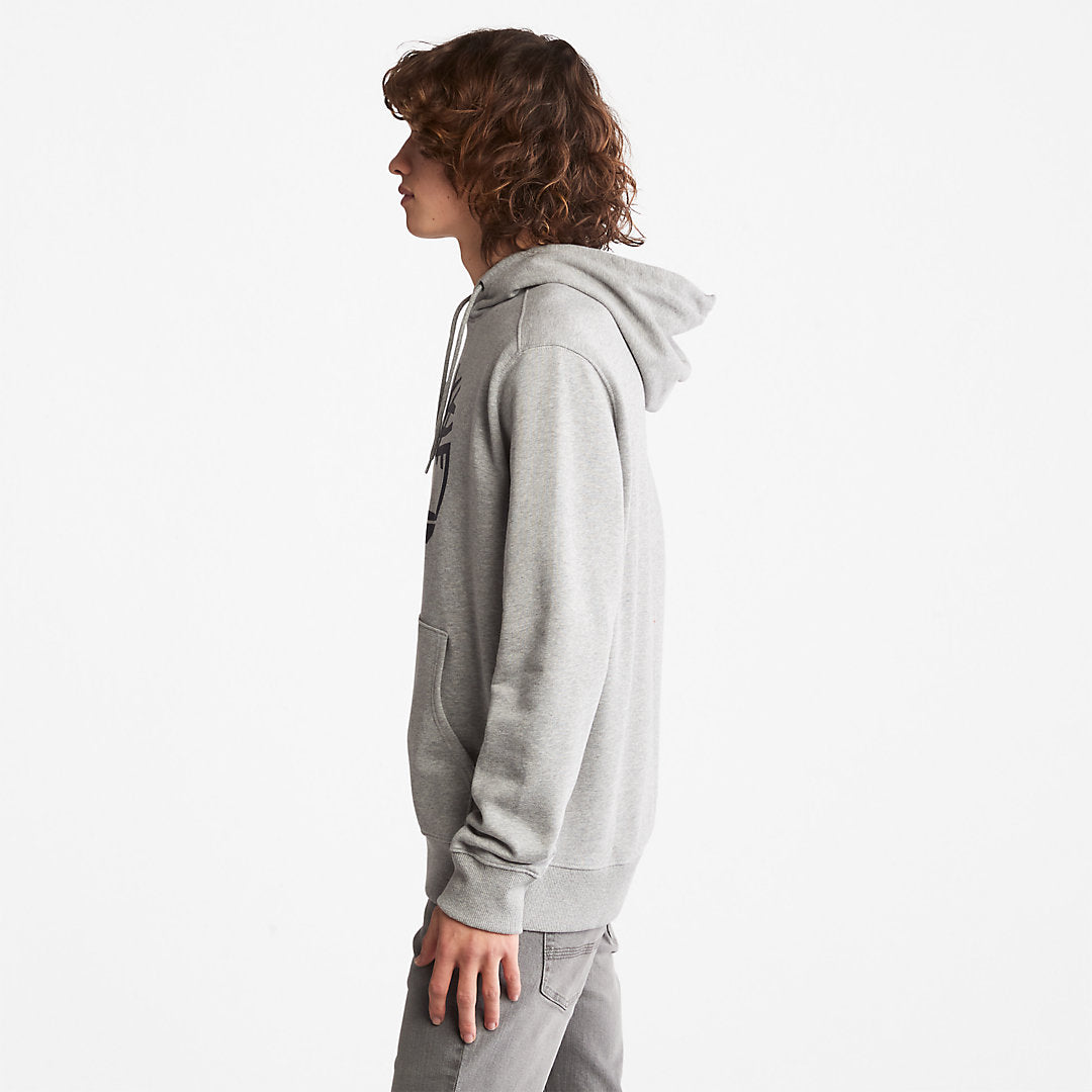 Mens Core Tree Logo Hoodie for Men in Grey - Timberland