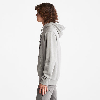 Mens Core Tree Logo Hoodie for Men in Grey - Timberland