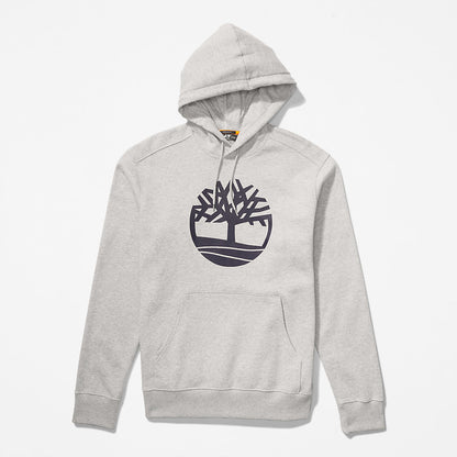 Mens Core Tree Logo Hoodie for Men in Grey - Timberland