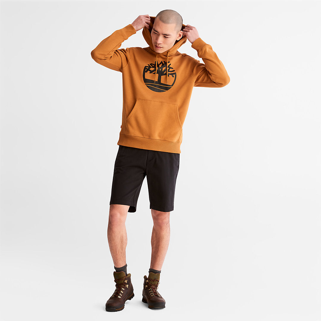 Mens Core Tree Logo Hoodie for Men in Yellow - Timberland