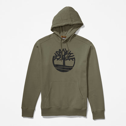 Mens Timberland® Tree-Logo Hoodie for Men in Dark Green - Timberland