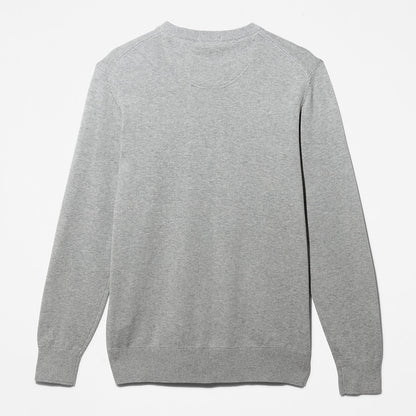 Mens Williams River Organic Cotton Sweater for Men in Grey - Timberland