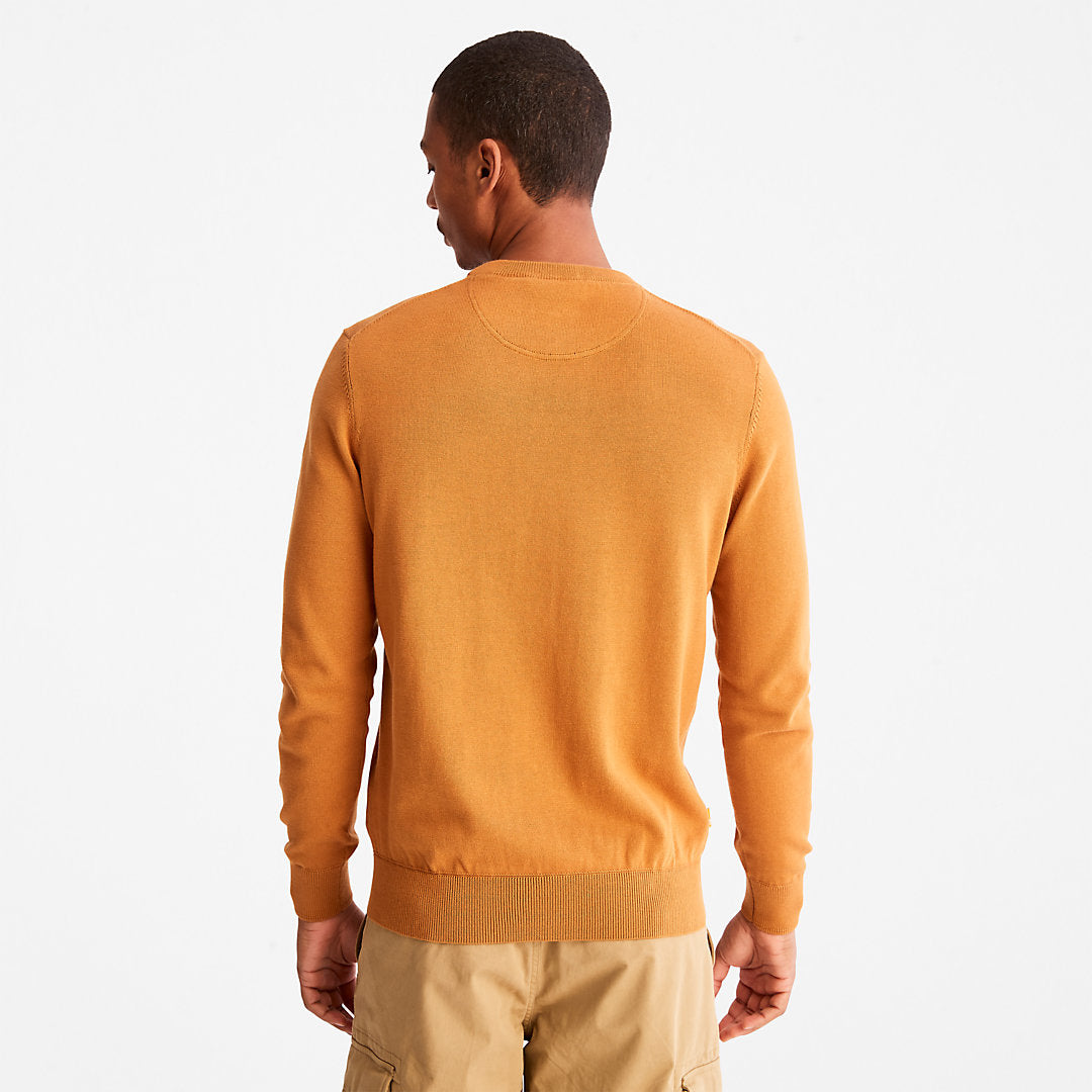 Mens Williams River Organic Cotton Sweater for Men in Yellow - Timberland