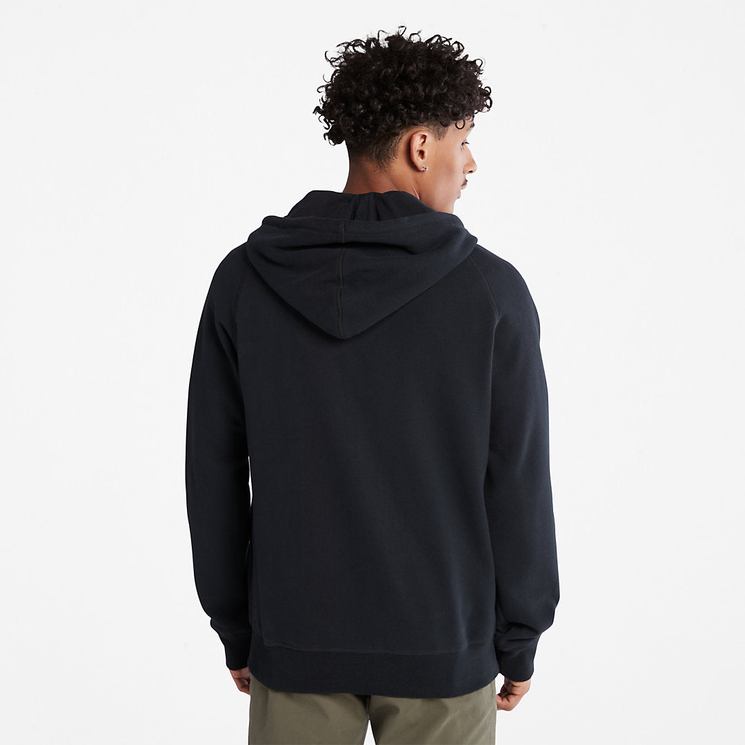 Mens Exeter River Zip Hoodie for Men in Black - Timberland