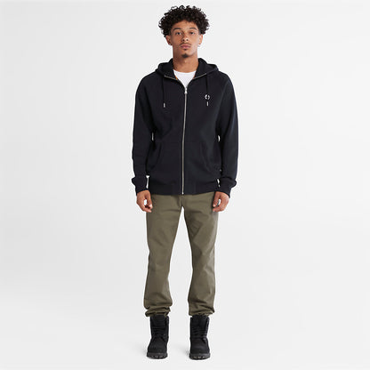 Mens Exeter River Zip Hoodie for Men in Black - Timberland