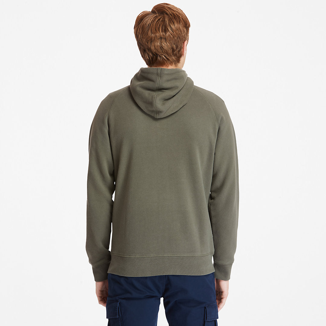 Mens Exeter River Zip Hoodie for Men in Green - Timberland