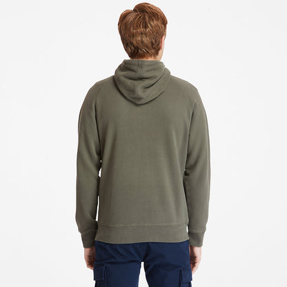 Mens Exeter River Zip Hoodie for Men in Green - Timberland