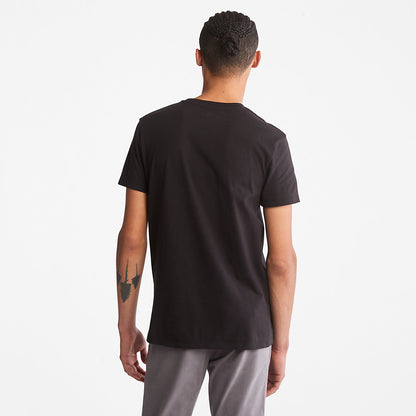Mens 3xPack Organic Cotton T-Shirts for Men in Black, White, Grey - Timberland