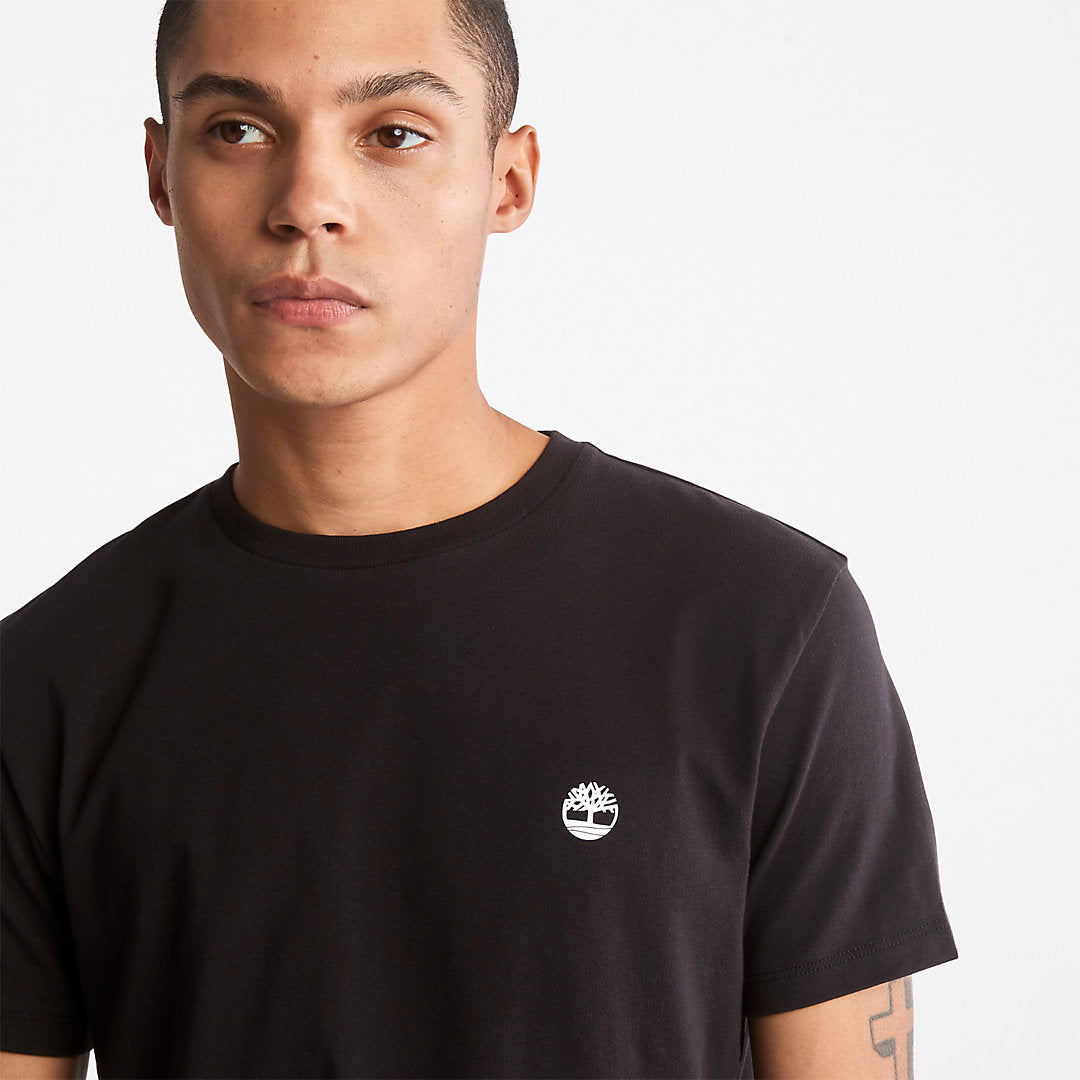 Mens 3xPack Organic Cotton T-Shirts for Men in Black, White, Grey - Timberland