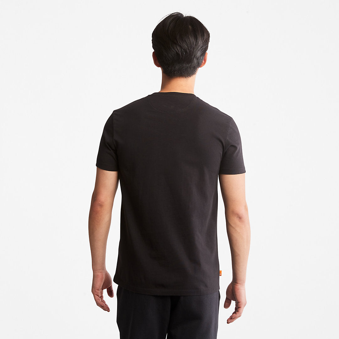 Mens Dunstan River Crew Tee for Men in Black - Timberland