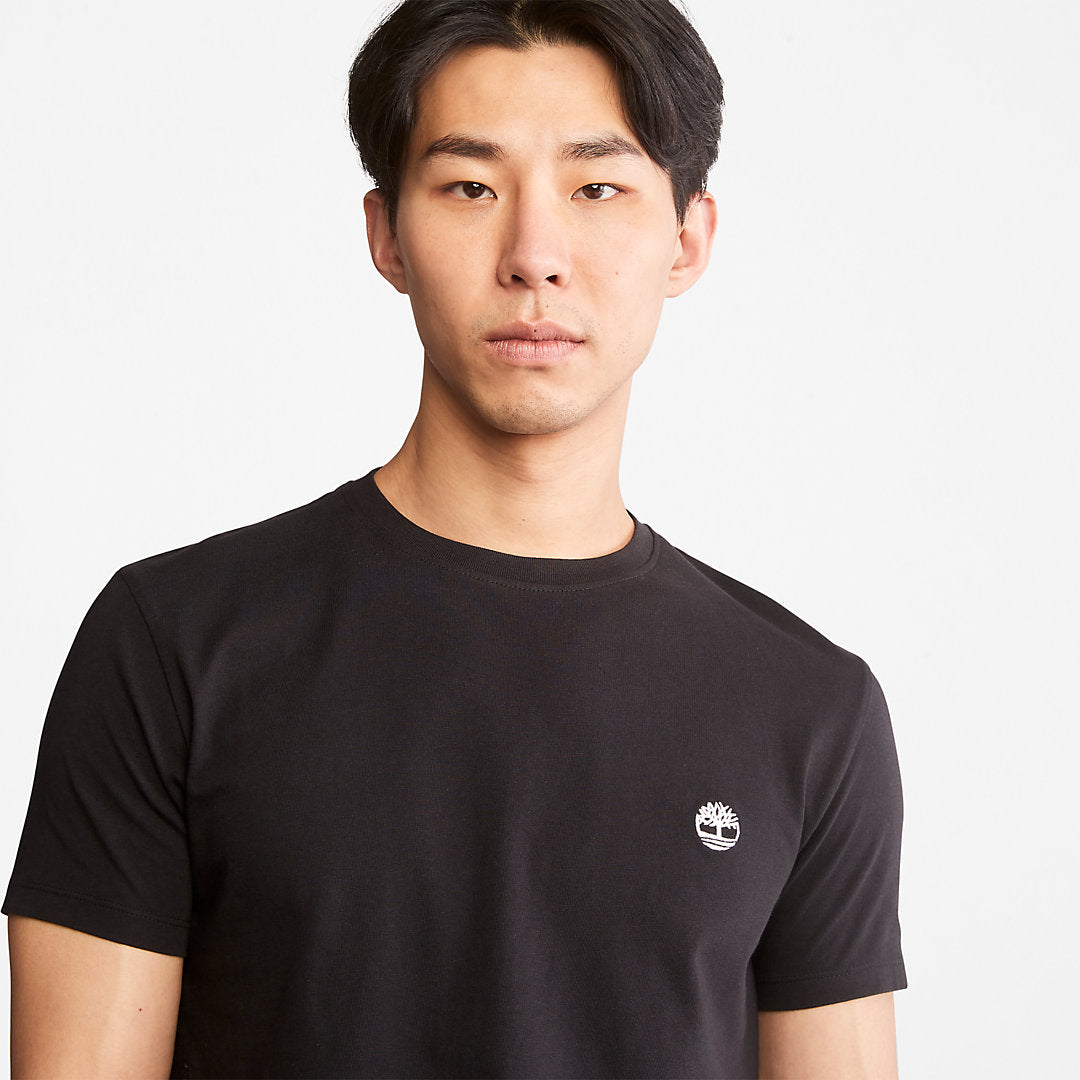 Mens Dunstan River Crew Tee for Men in Black - Timberland