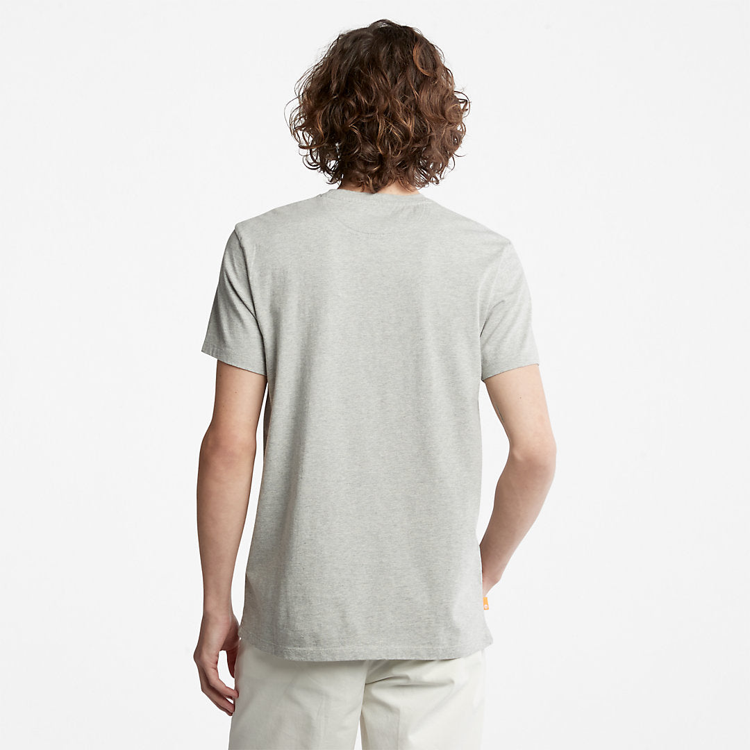 Mens Dunstan River Crew Tee for Men in Grey - Timberland