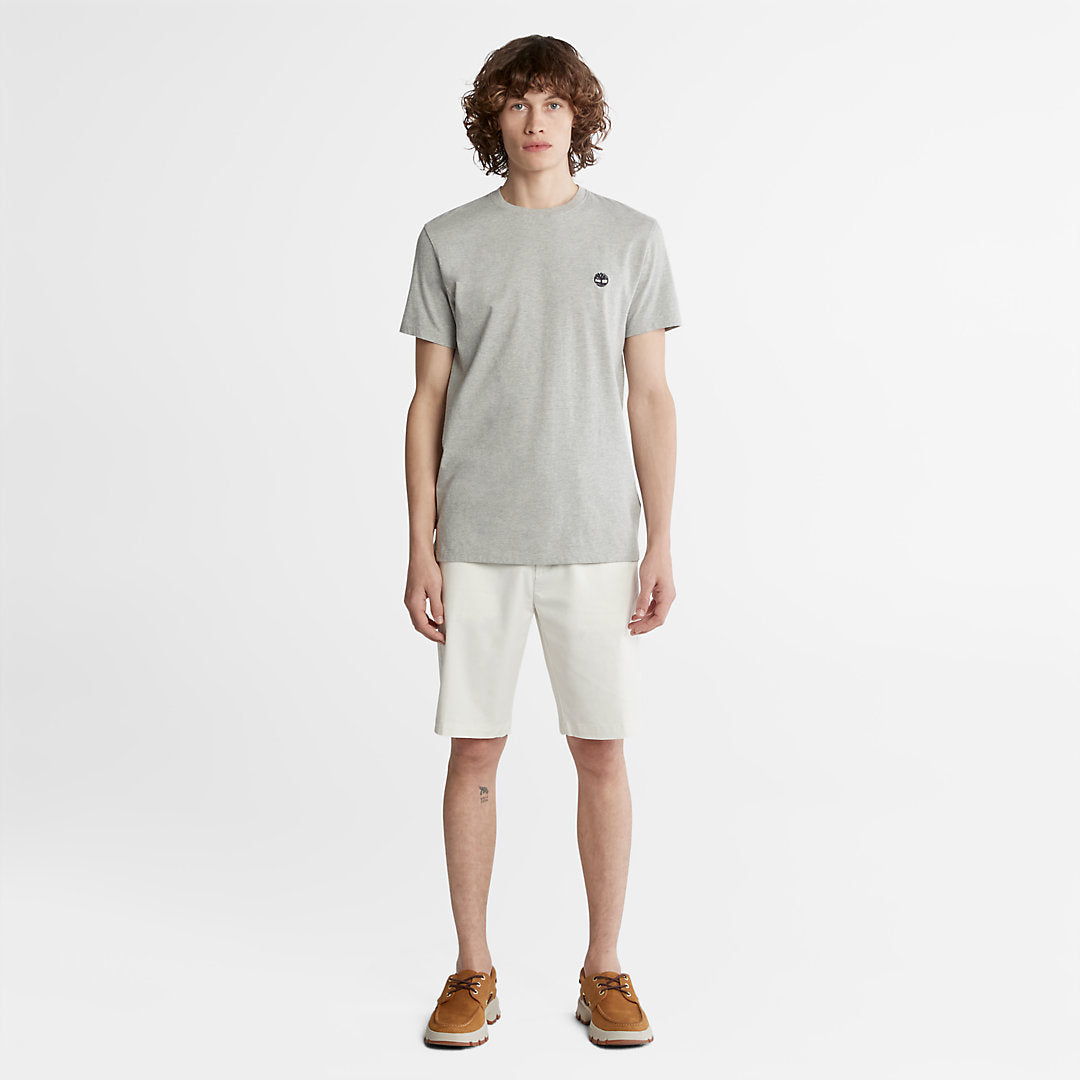 Mens Dunstan River Crew Tee for Men in Grey - Timberland