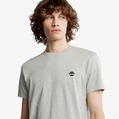 Mens Dunstan River Crew Tee for Men in Grey - Timberland