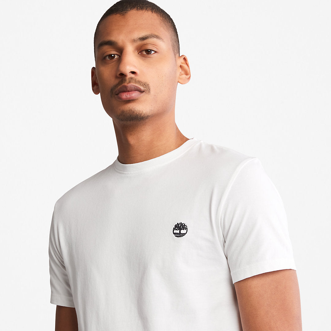 Mens Dunstan River Crew Tee for Men in White - Timberland