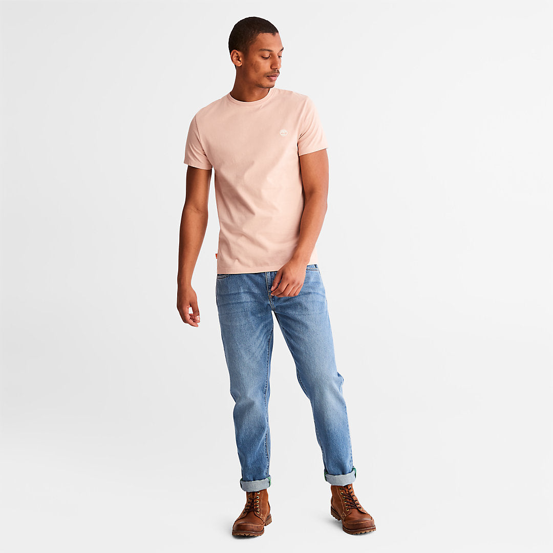 Mens Dunstan River T-Shirt for Men in Light Pink - Timberland